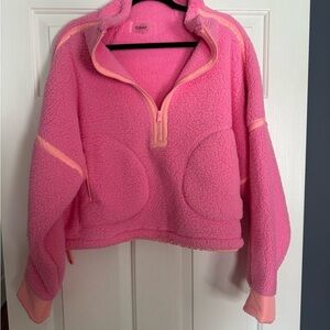 Altar'd State Pink Fleece Hoodie